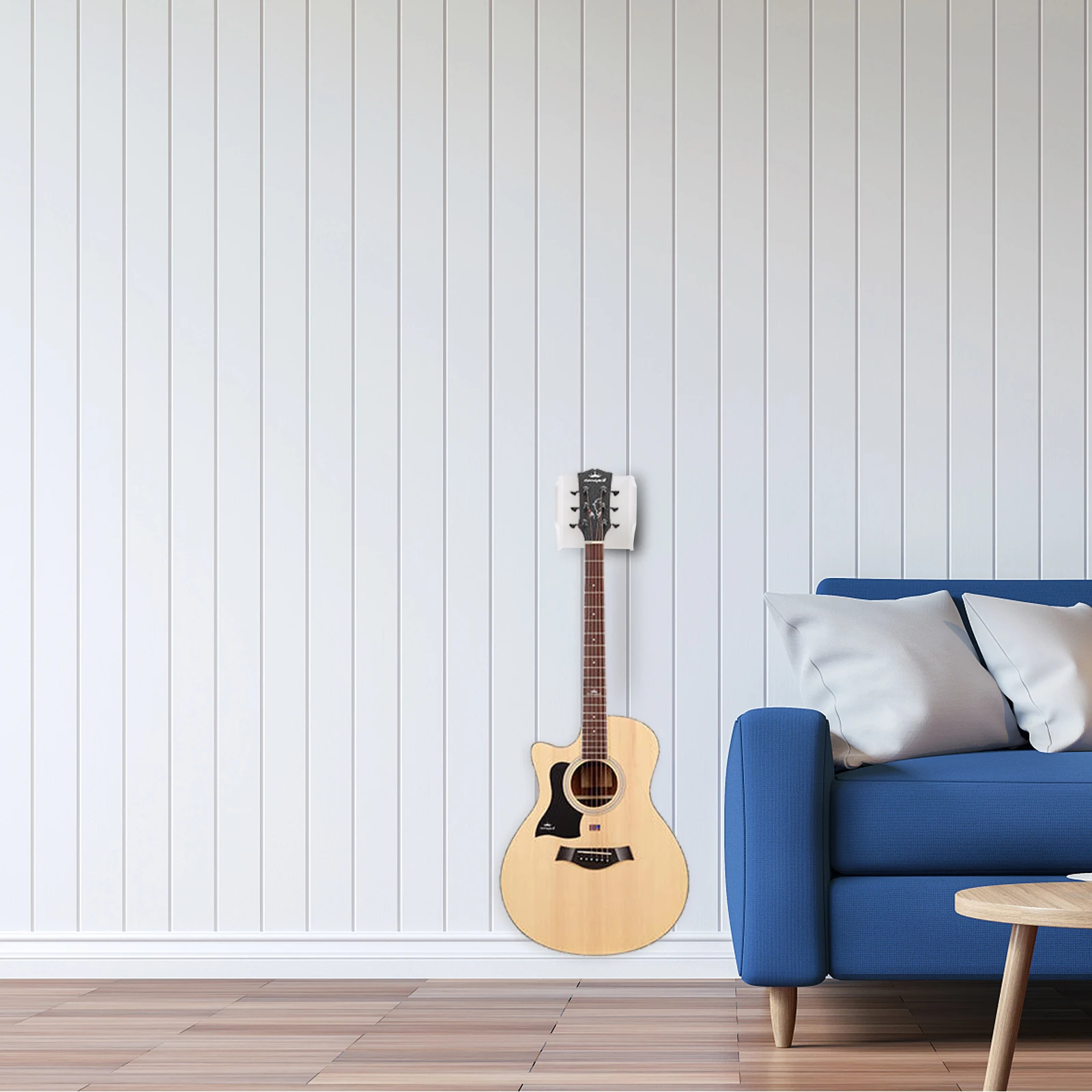 

1set Bass Wall Guitar Guitar Holder Wall Hook Mount Holder Bracket White Acoustic Electric Instrument Stand Display