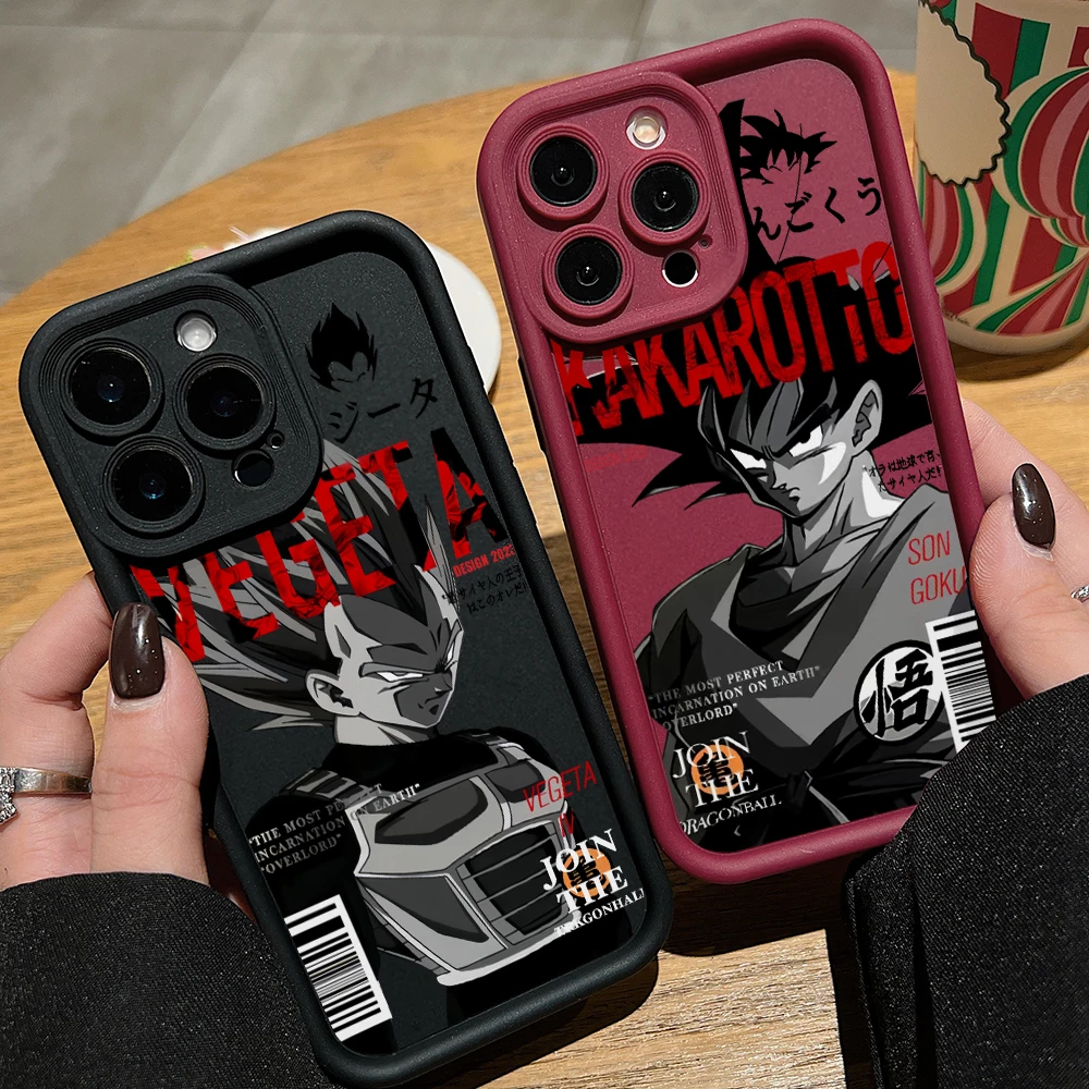 Dragons Balls Bejitas Kakarotto Phone Case for Apple iPhone 18 17 17e Air 16 16e 15 14 Plus 13 12 11 Pro Max X Xs Soft TPU Cover view 4