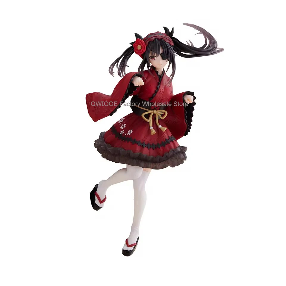 Original Genuine TAITO DATE A LIVE 18cm Tokisaki Kurumi C artoon Figures Collectible Model Toy A Nice Gift Droppshiping