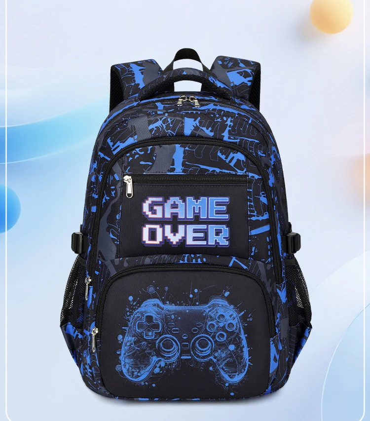 Backpack for Boy with Lunch Bag and Pencil Case 3pcs Boys School Bags for Elementary Student Teen Boys