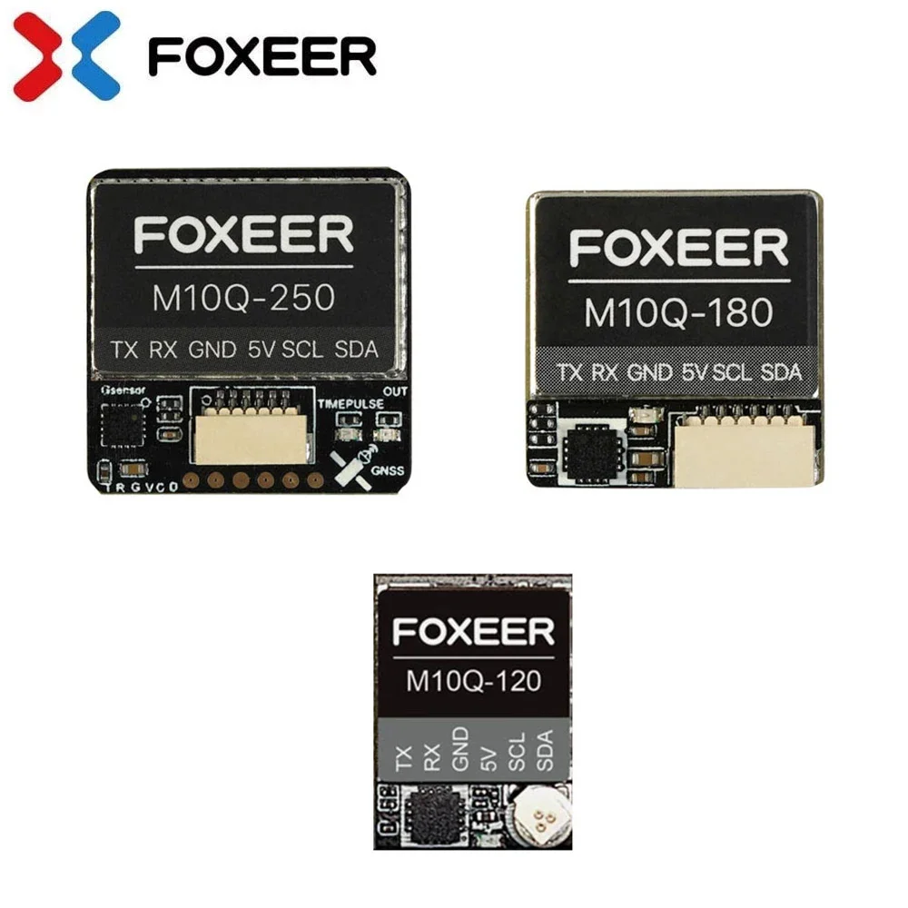 

Foxeer M10Q-120 / M10Q-180 / M10Q-250 M10 Dual Protocol GPS Built-in QMC5883 Compass Ceramic Antenna for RC Airplane FPV Drone