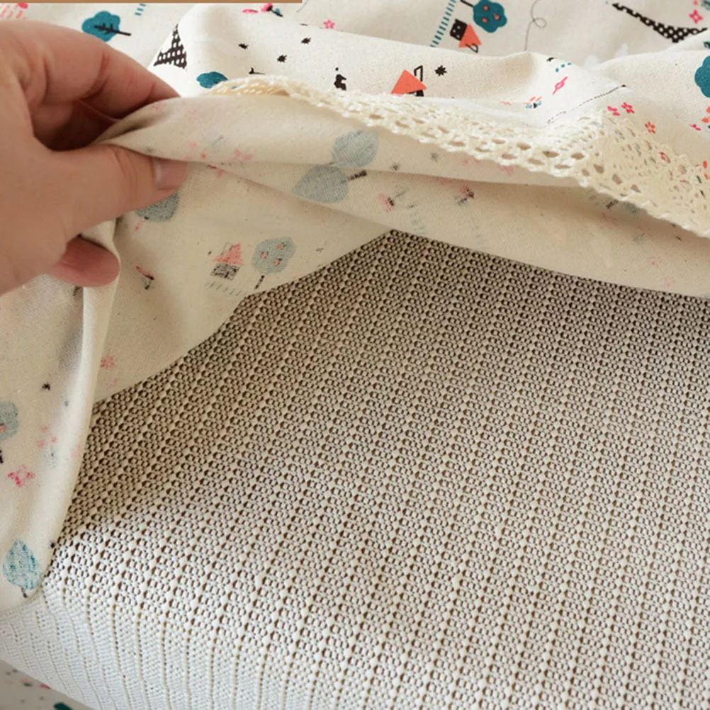 

Pvc Latex Carpet Non-Slip Scratch-Resistant Mat For Bedroom Bathroom Living Room Home Decor Creamy White 50Cmx80Cm