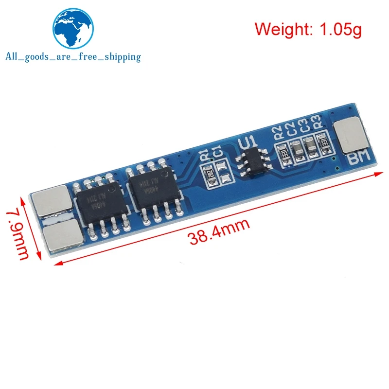1/5 шт. BMS 2S 7,4 В 8,4 В 5A 18650 плата защиты от зарядки литиевой батареи