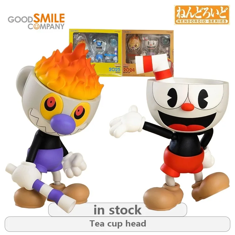 GSC Original Nendoroid Cuphead Series No.2025 Mug Man\No.2024 Tea