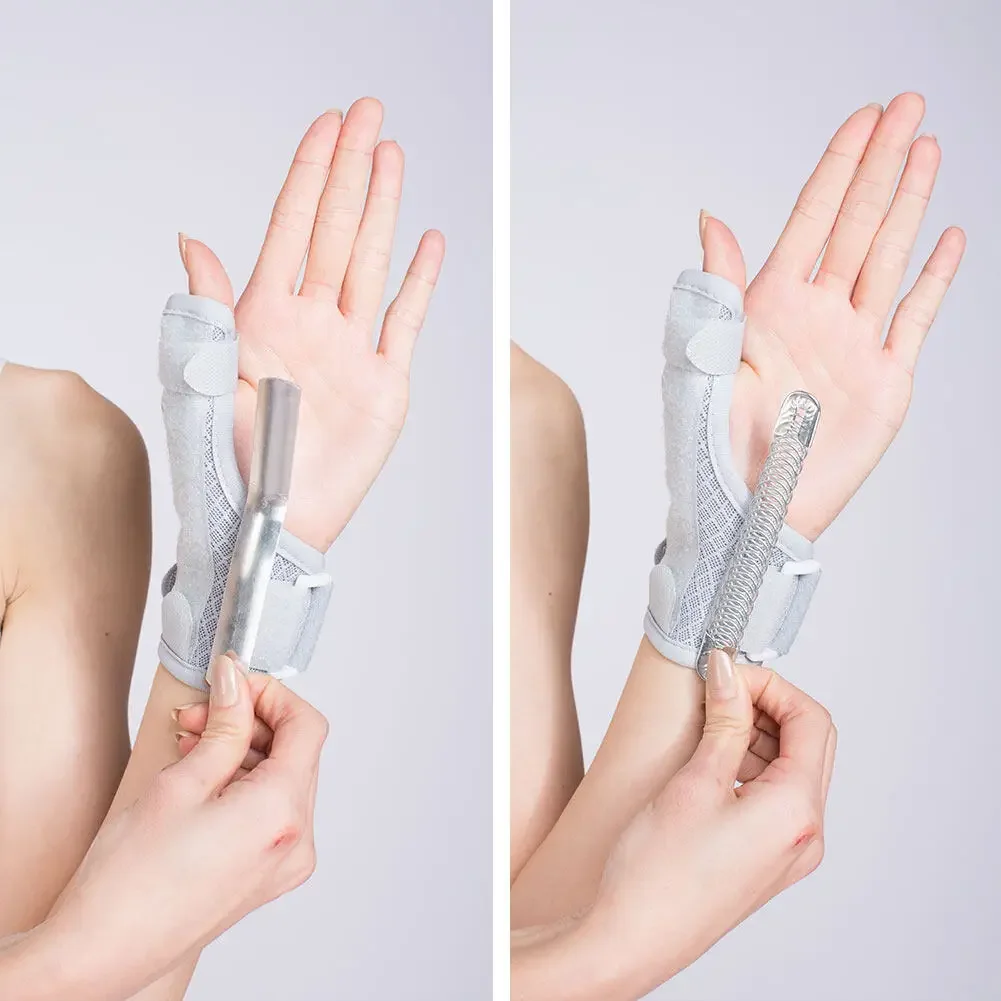 1Pc Thumb Splint Brace, Thumb & Wrist Stabilizer Splint for Trigger Thumb,Arthritis,Sprains,Carpal Tunnel -  Left or Right Hand