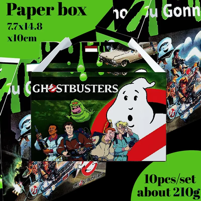 Cartoon Ghostbuster Fun Party Candy Box decorazione Baby Shower ragazzi festa di compleanno temi cattivi forniture per scatole regalo di carta