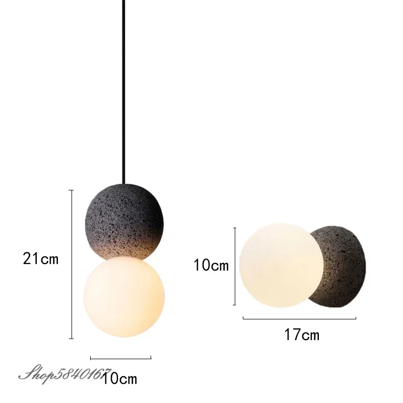북유럽 스타일 시멘트 펜던트 조명, 크리에이티브한 펜던트 램프, 거실용 행잉 램프, 식당 조명, 의류 매장 서스펜션