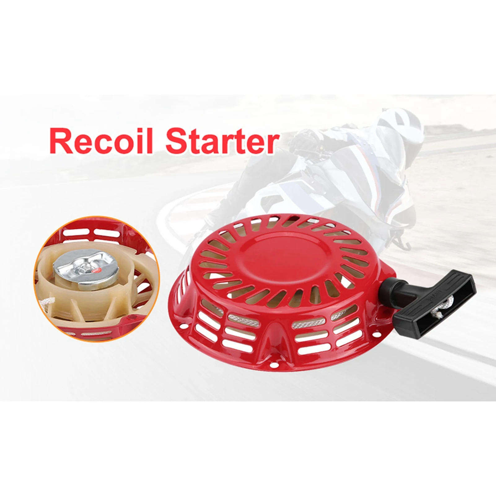 Pull Start Pull Start Assembly Pull Starter  Starter Pull Start Assembly for 2KW 168F Gasoline Generator  Starter