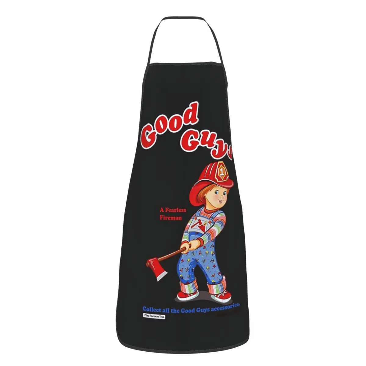 Good Guys - Fireman - Child_s Play - Chucky Aprons Chef Cooking Baking Tablier Bib Kitchen Cleaning Pinafore for Women Men