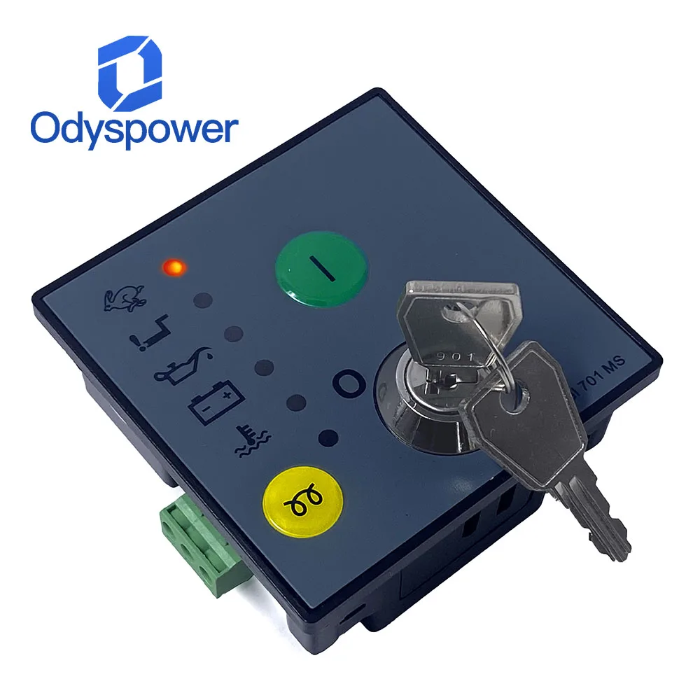 Manual Start Generator Controller 701 Autostart Module Motor Engine Electronic Charge Control Board Diesel Genset Parts MS701