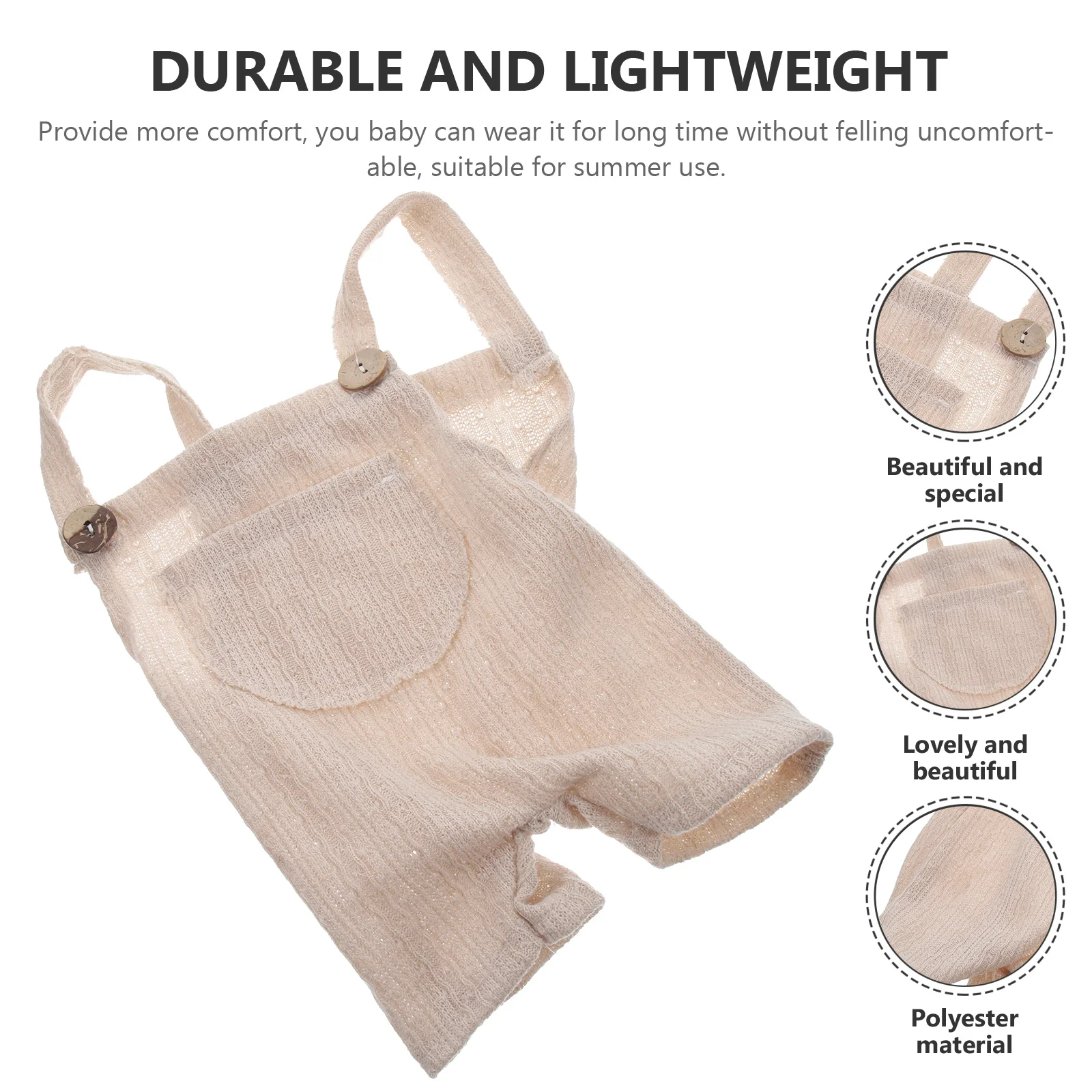 Baby mouwloze jarretel jumpsuits pasgeboren zomer knop jumpsuits baby fotoshoot outfits pasgeboren mouwloze jumpsuits,