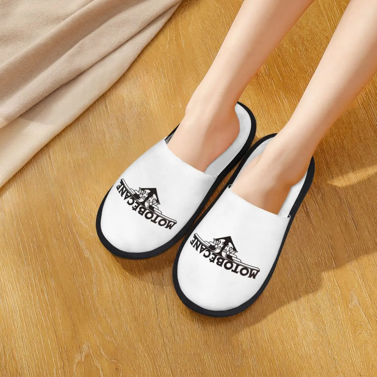

Custom Motobecane Slippers Memory Foam Warm Soft Women House Slipper Indoor Cozy Shoes