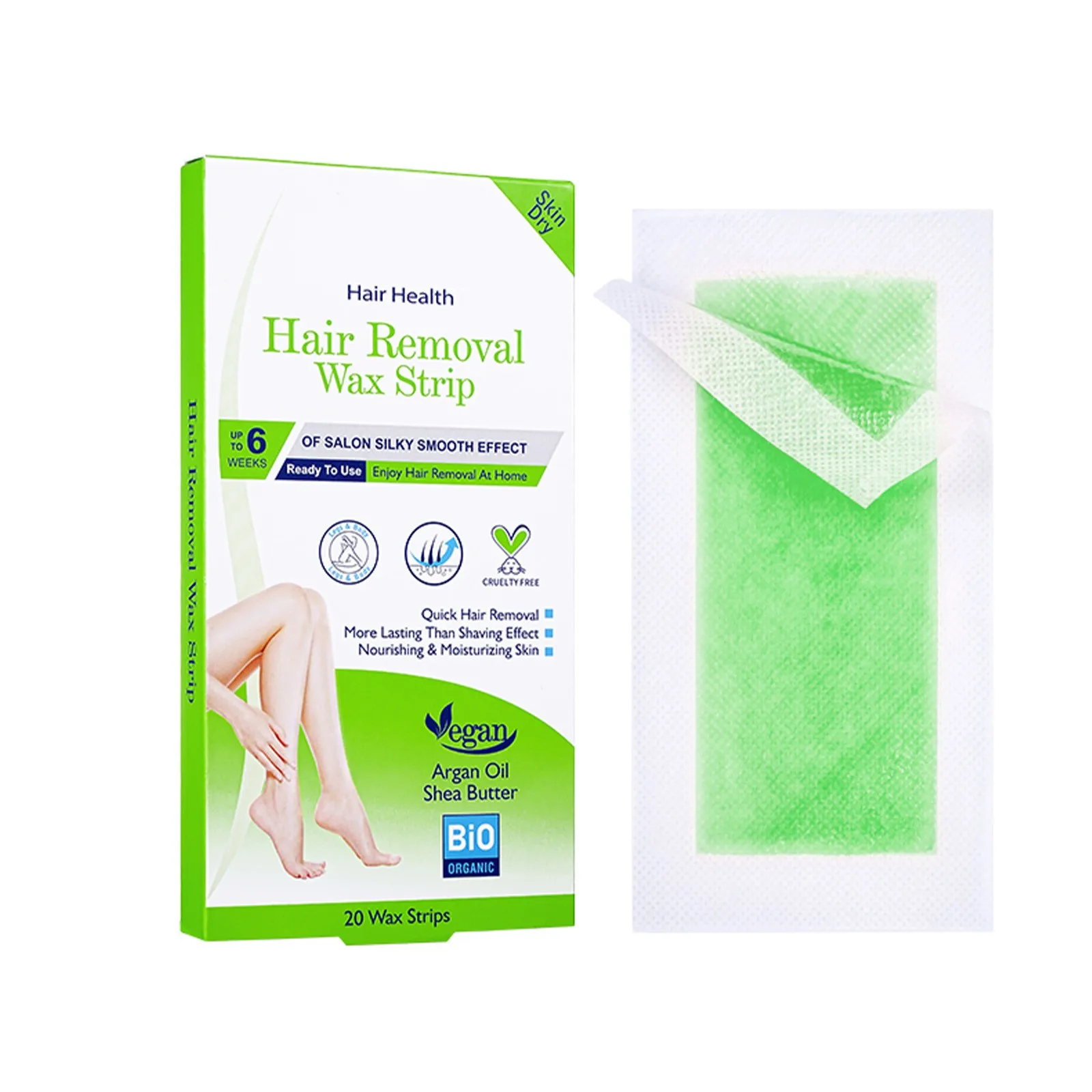 20 Teile/satz Haar Entfernung Wachs Papier Professionelle Nicht-permanente Enthaarung Körper Gesichts Effektive Wachsen Kalt Wachs Streifen Papier Frauen