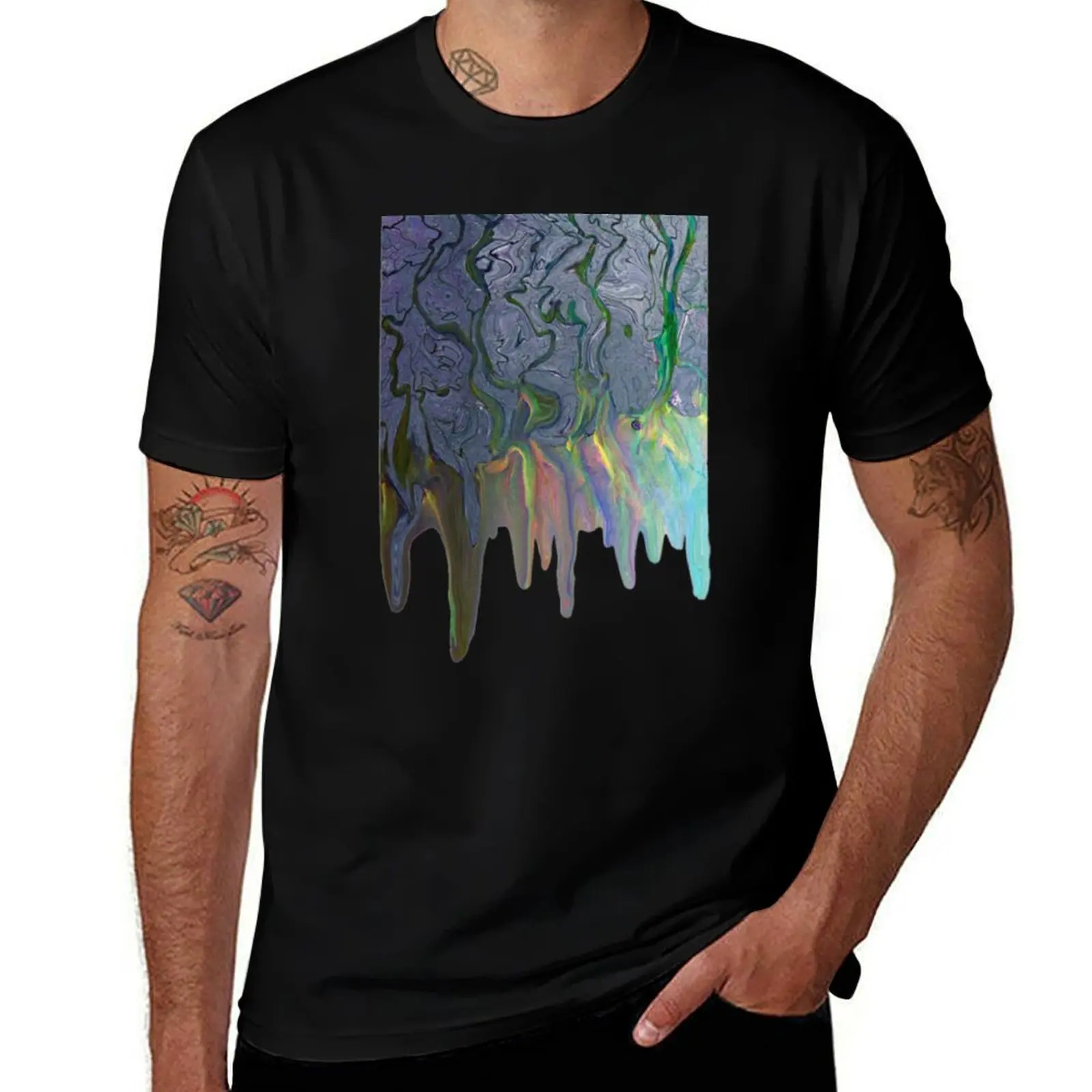 Dripping Alt-J An Awesome Wave Album Cover T-Shirt Big and Tall Short Sleeve Tee T-Shirt