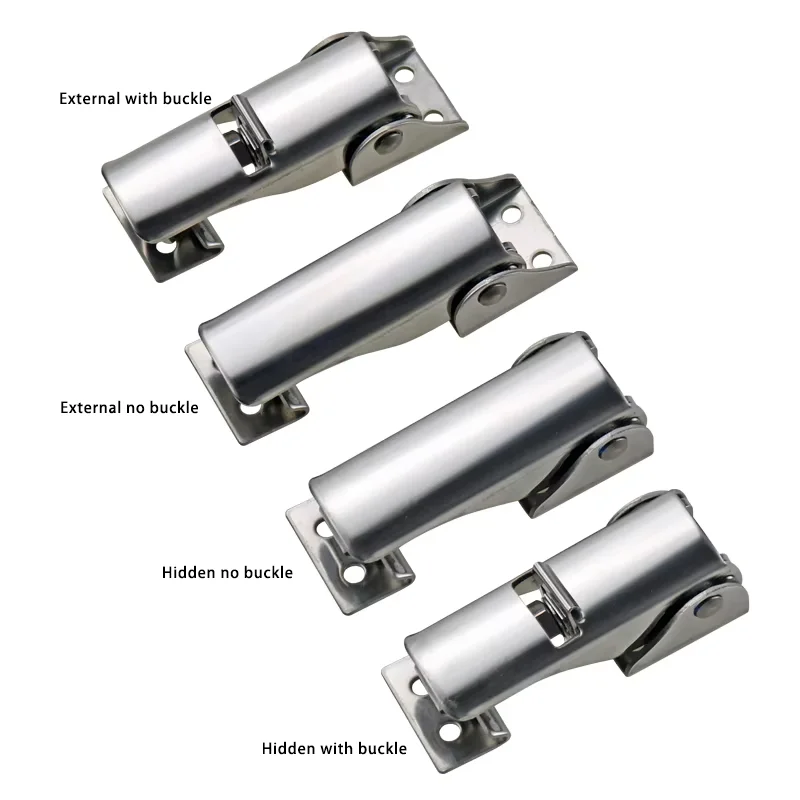 4pcs Stainless Steel Industrial Electrical Buckles Anti-Losening Toolbox Hidden Fasteners Tight Connection Hardware Applications
