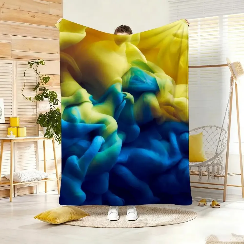 SAU SWE CAN Global Football Energy Throw Lightweight  Flannel Blanket Soft Skin-friendly for Summer Cooling