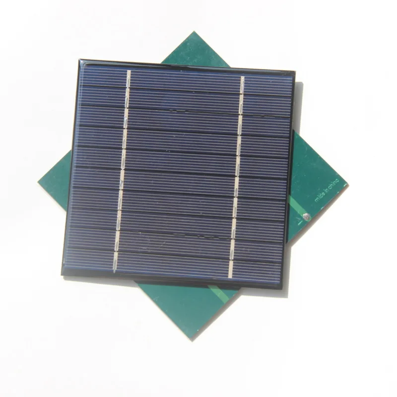 Panel słoneczny monokrystaliczny 2.3W 5V, mały, z kapsułkowanymi ogniwami słonecznymi do samodzielnego montażu urządzeń USB, power banków, czujników, zabawek, 120*120mm