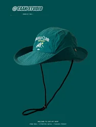 Outdoor Camping Alpine Cap Big Brim Fisherman Hat Children Summer Sun Protection Sunshade Western Cowboy Hat