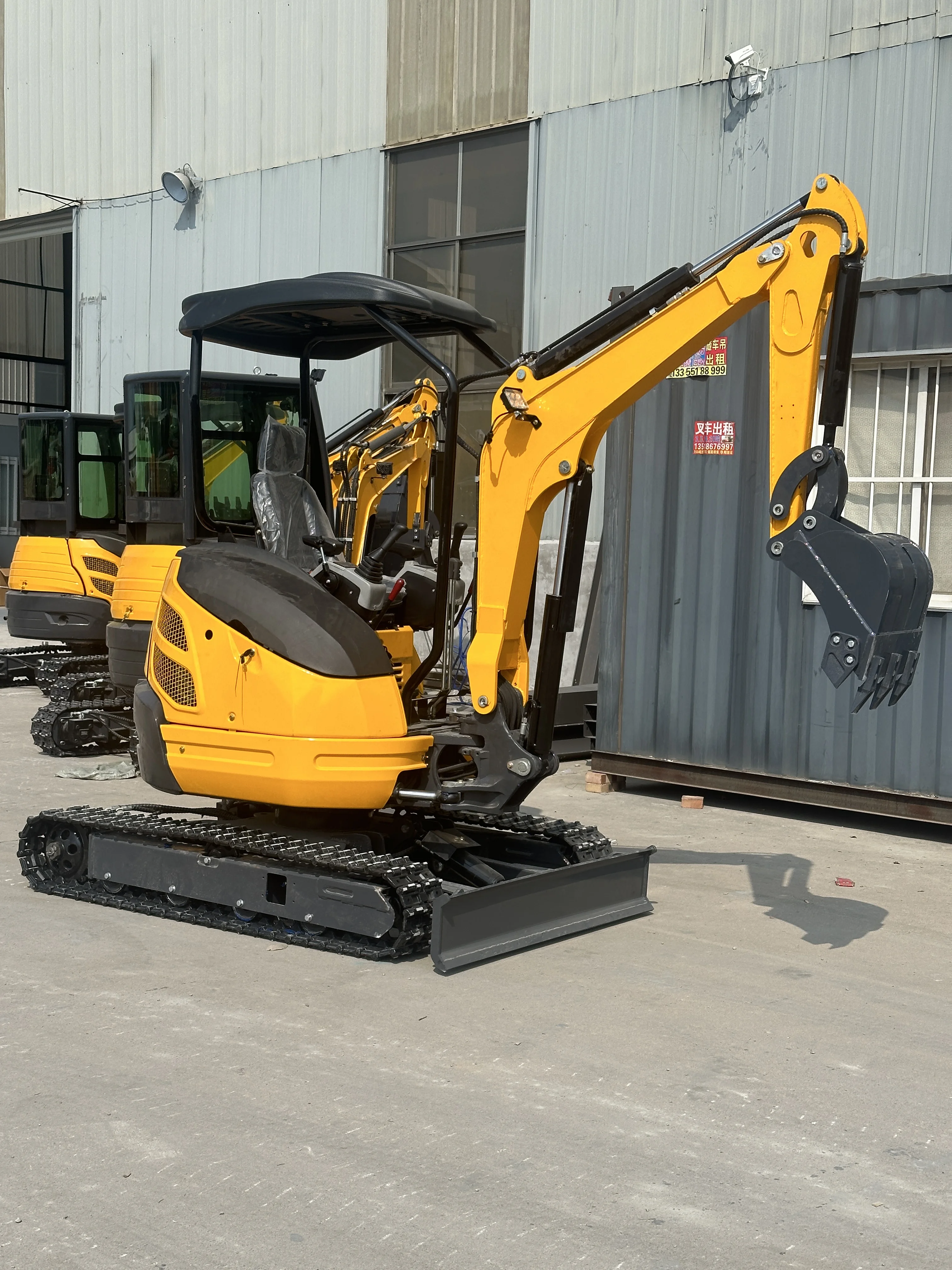 Koparka 2 tony 2,5 tony Chiny Mini Koparka Hydrauliczna Mini Bagger Darmowa Wysyłka Mikro Koparka Fabryka Kubota Mała Koparka