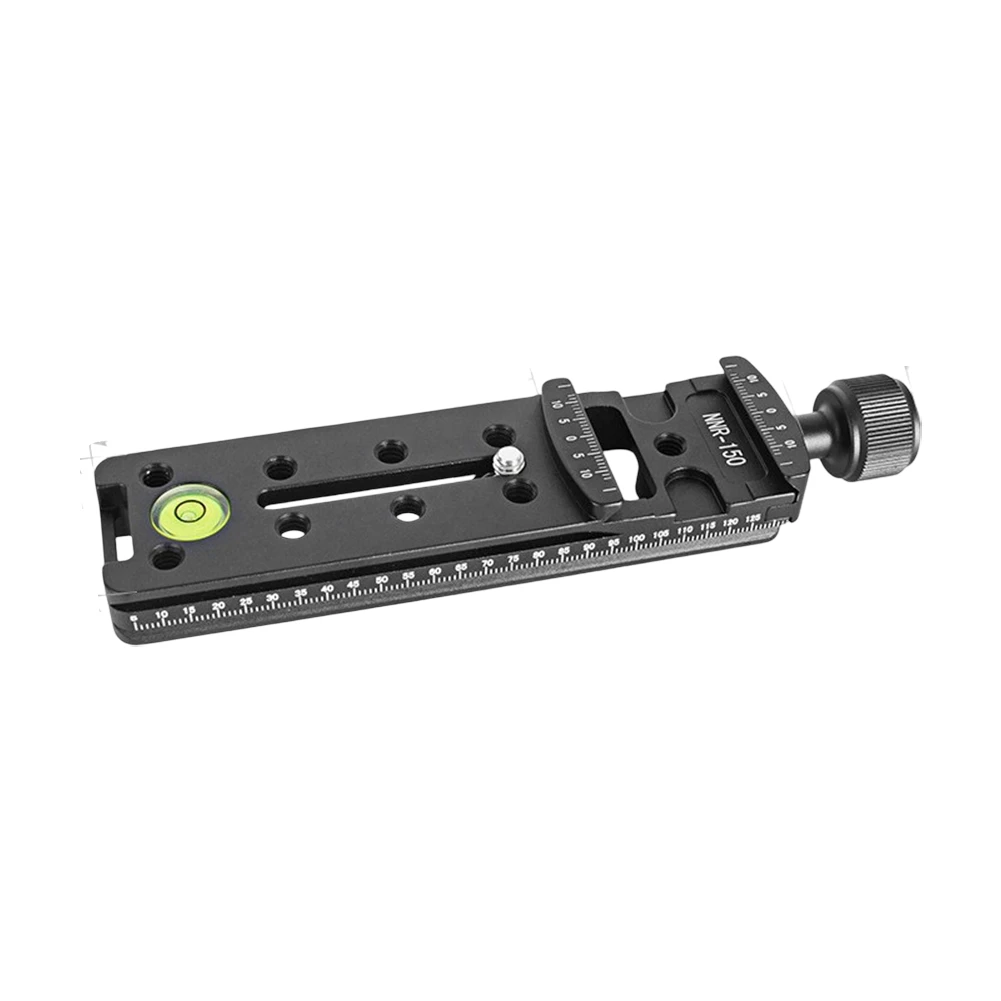 Photography Setup 100mm Camera Rail Slide Aluminum Slider Anti-Slip Screws Length Adjustable Lightweight Clamp