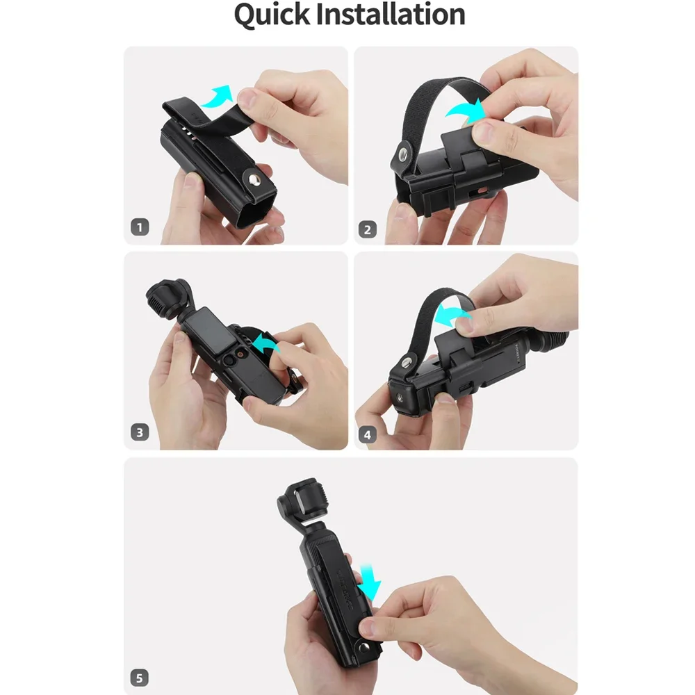 Sunnylife для DJI Osmo Pocket 3, портативный ремешок на руку, расширение холодной обуви, защитная рамка, удлинитель, ручка, чехол, аксессуары