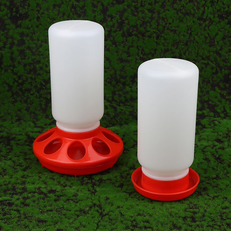 Juego de Comedero y Bebedero para Aves de Corral – Dispensador Automático de Agua y Comida para Pollos, Patos y Jardines