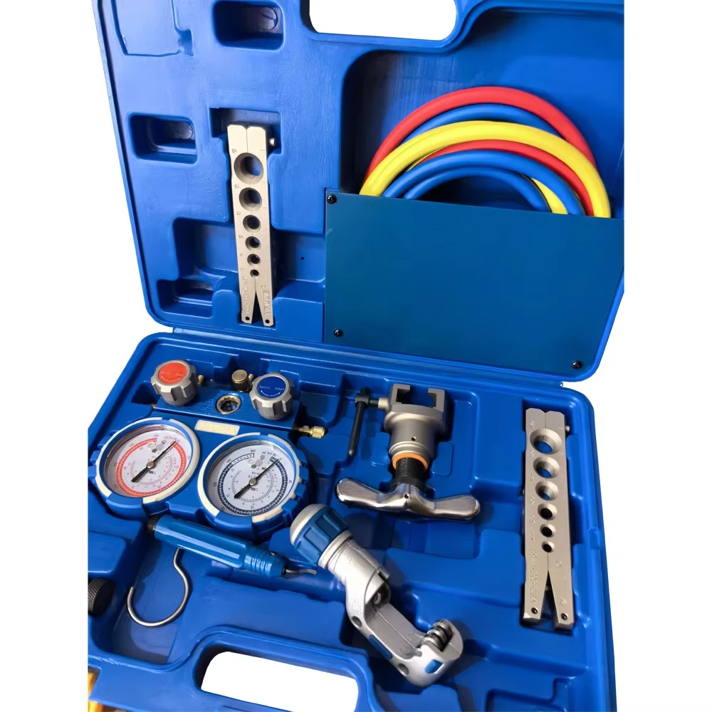 

VTB-5B Multifunctional Air Conditioning Refrigeration Tool Kit Value Combination VTB-5B Manifold Gauge Set New Used PLC