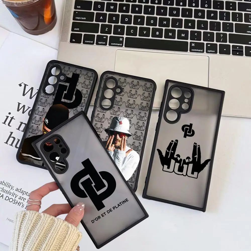 

JuL C'est Pas Des Lol Rapper Phone Case for Samsung Galaxy S25 S24 Ultra S21 S20 S22 S23 Fe Note 20 10 Ultra Plus 5G Copue Cover