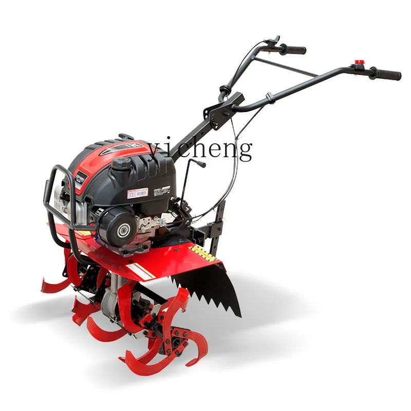 

Furrowing Machine Orchard Gas Tiller Small Household Soil Ripper Multi-Functional Agricultural Plough Rotary Tillage Artifact