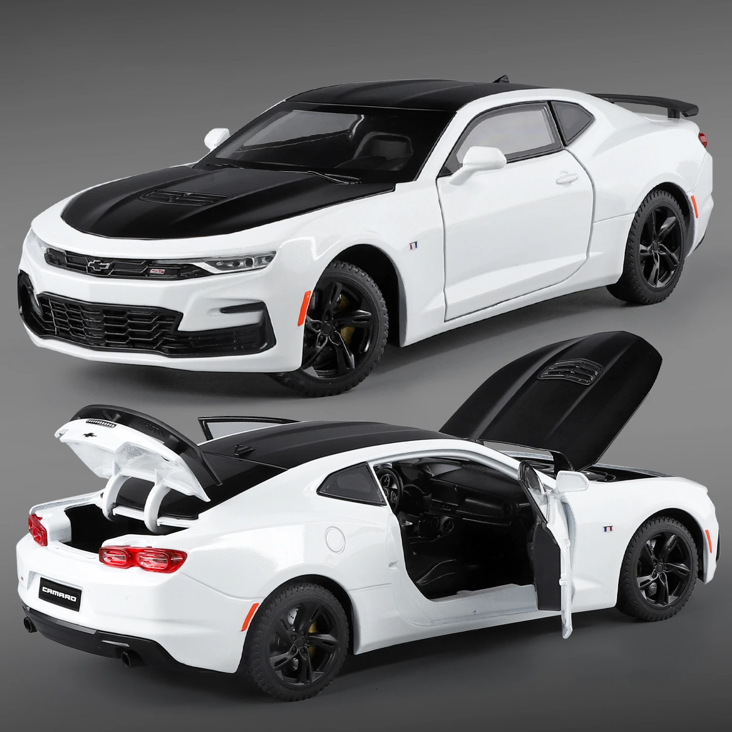1:24 Genuine Chevrolet Camaro Alloy Car Model Simulation Bumblebee Sports Car Children's Toy Car Boy Gift Ornaments