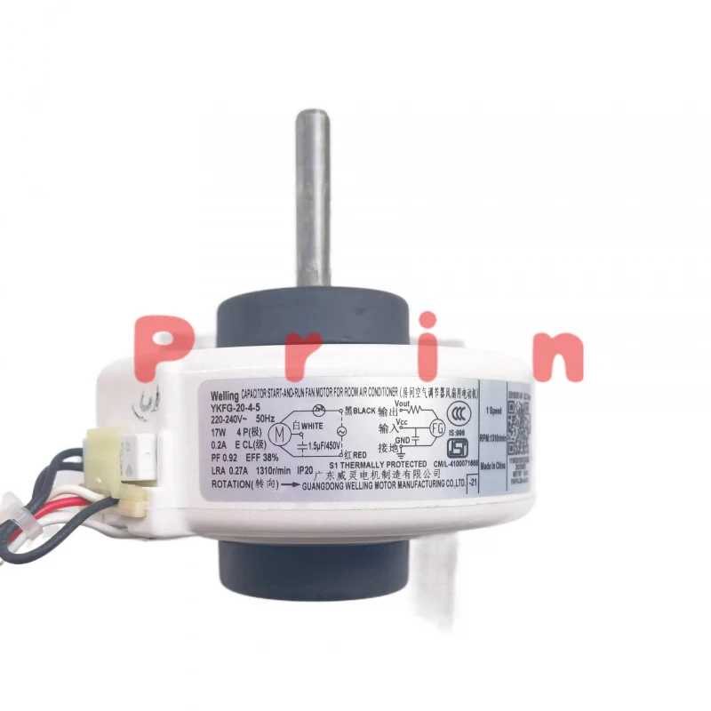 

brand new (20W) Indoor Fan Motor for Midea Air Conditioner RPG13J YKFG-20-4-5