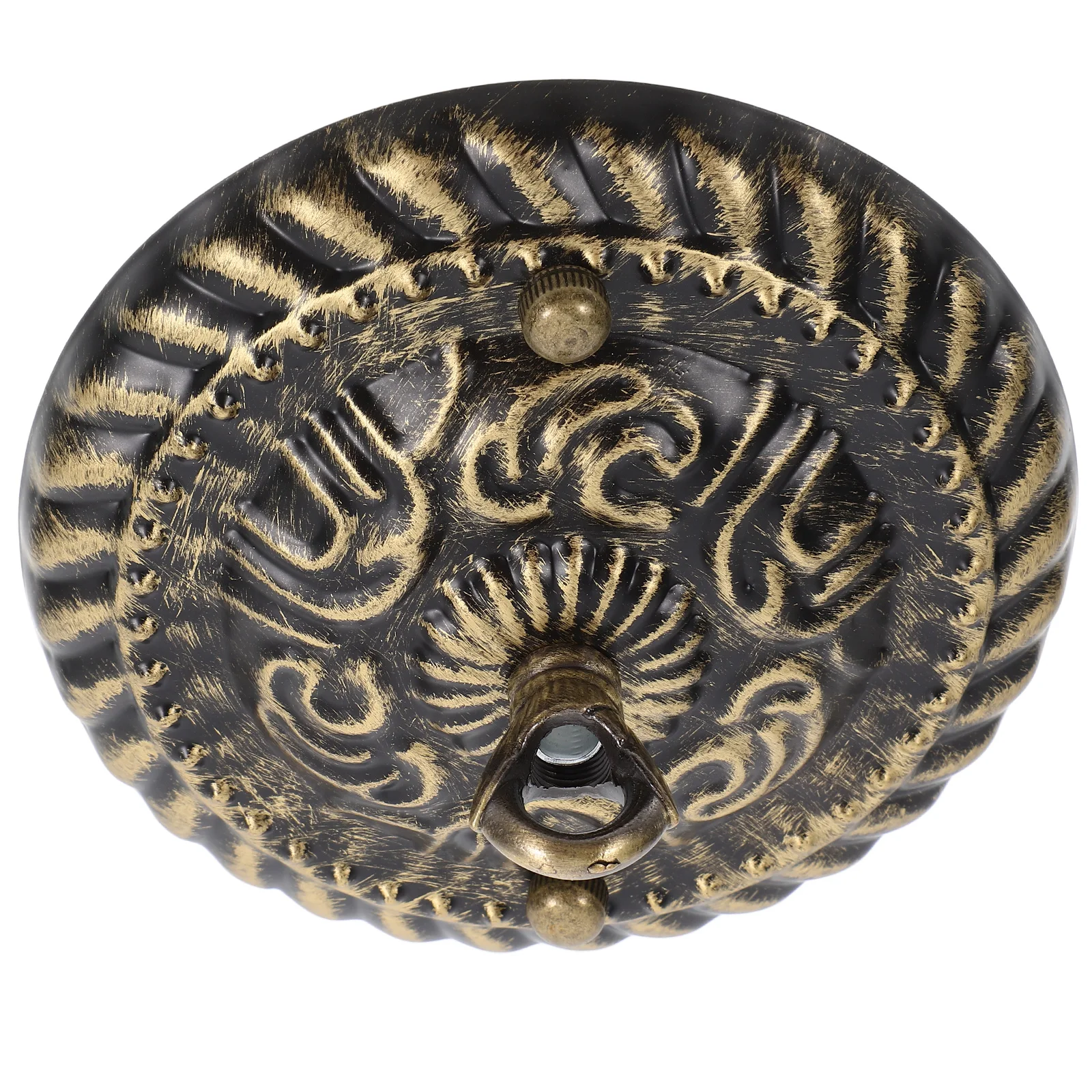 

Retro Chandelier Canopy Vintage Ceiling Cover Plate Steel Iron Zinc Alloy Decorative Ceiling Light Fixture Cover for Bars Cafes