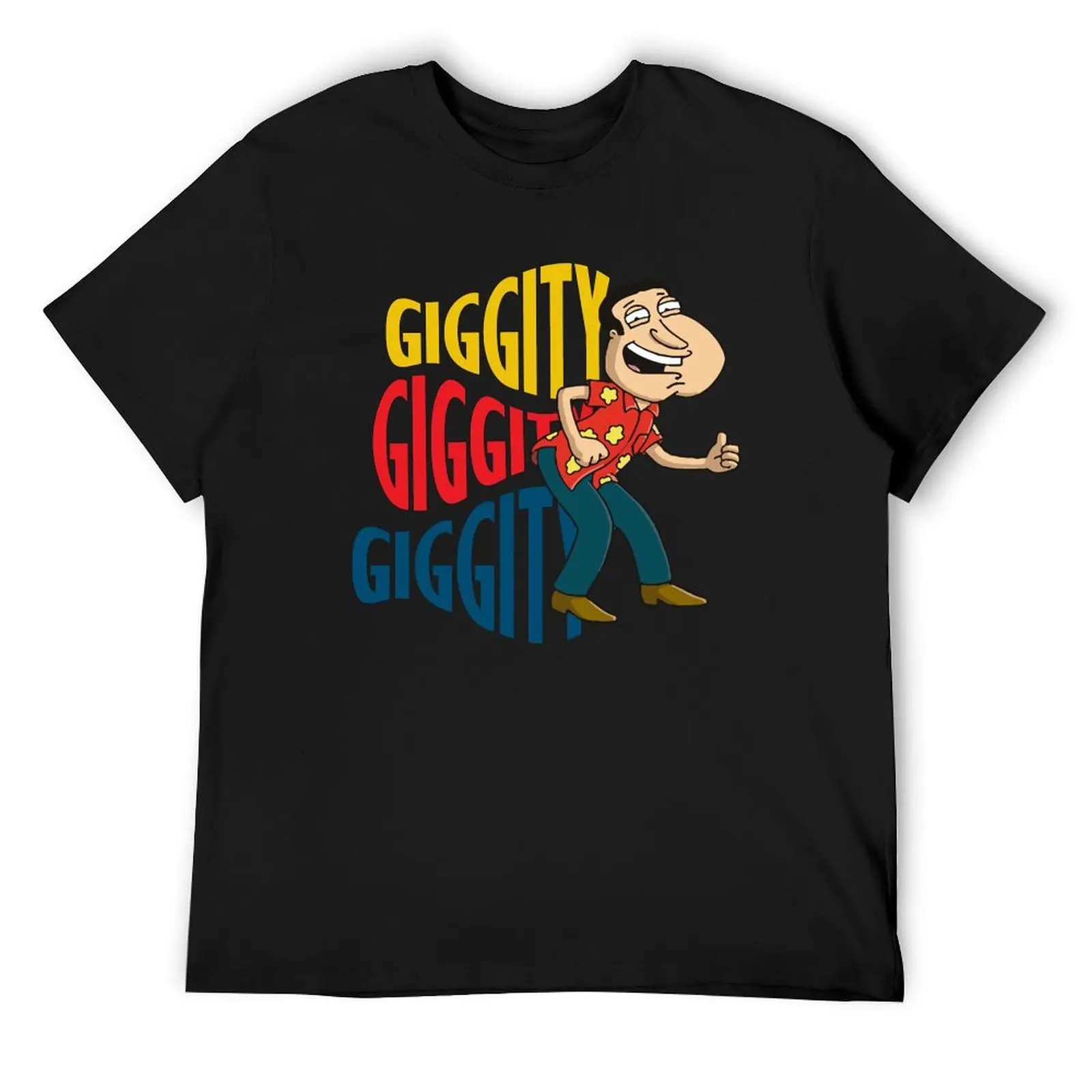 

Quagmire Giggity Giggity Giggity T-Shirt quick-drying oversized new gifts and t-shirts blue lock black t shirts for men
