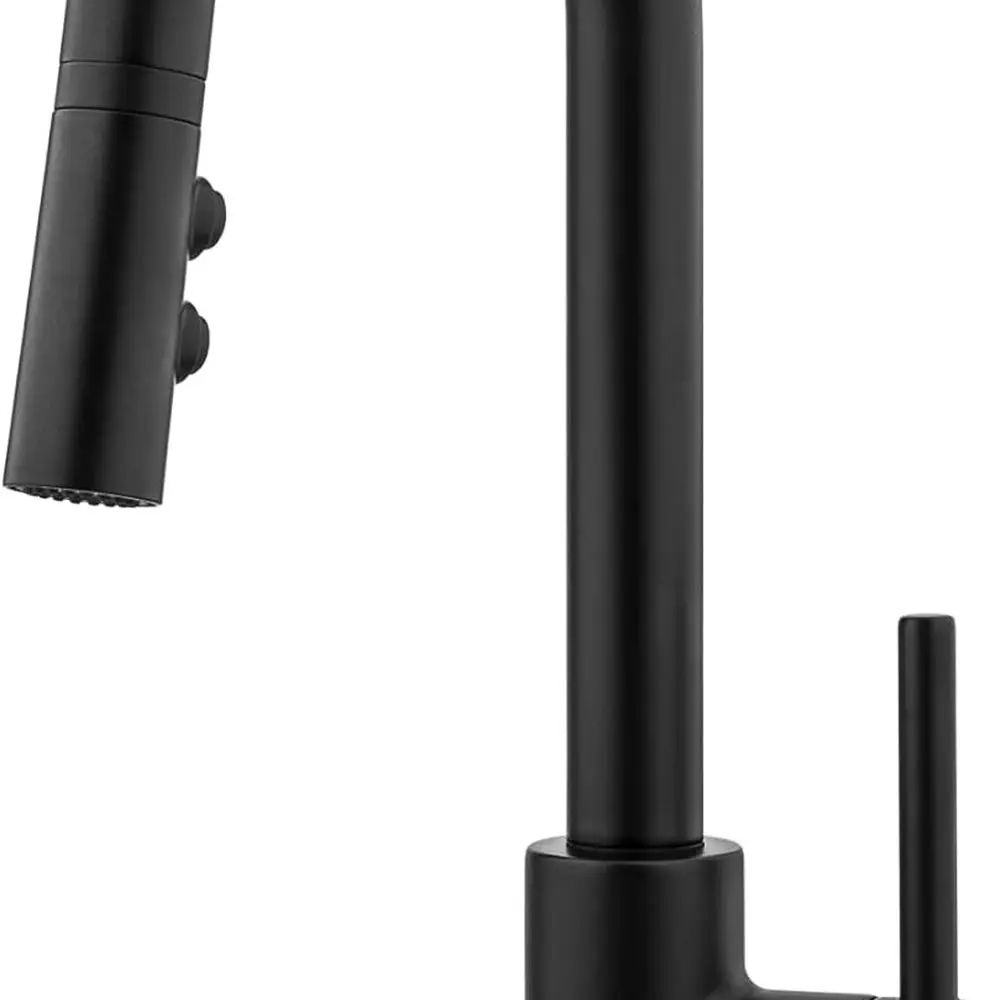 

Bar Faucet with Pull Down Sprayer, Single Handle, High Arc, Matte Black Finish, LG572SAB