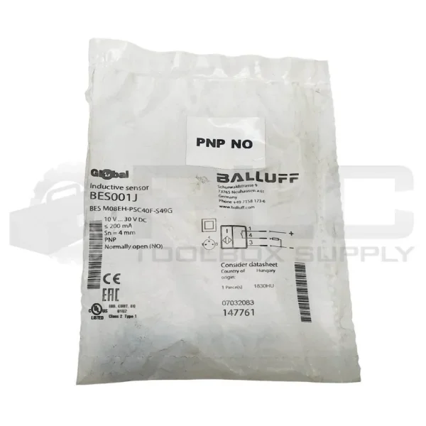 Sealed Bes001j Inductive Proximity Sensor Bes M08eh-psc40f-s49g Brand New Original Spot Plc