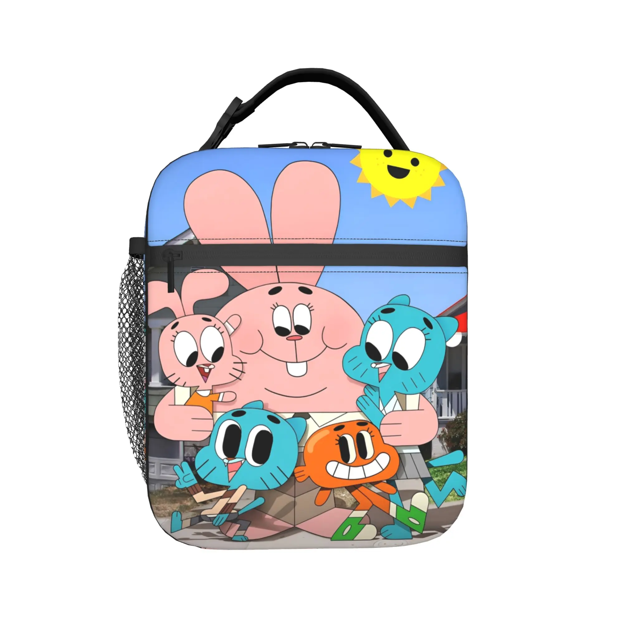 The Amazing World Of Gumballs  Product Insulated Lunch Bags For Outdoor  Food Box Portable Cooler Thermal Lunch Boxes