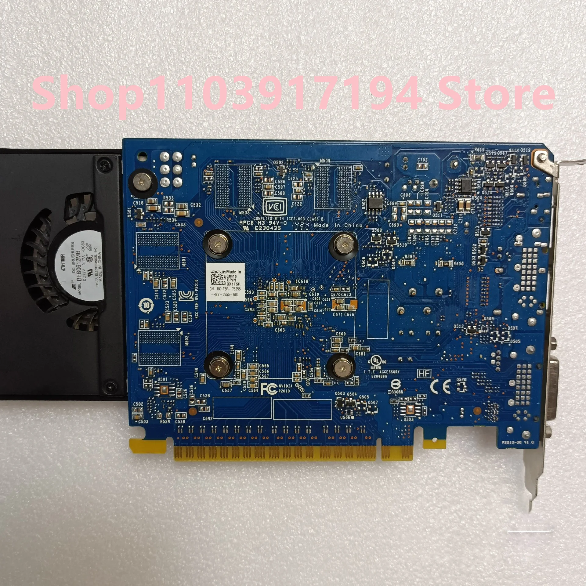 Interfaz GTX 645 1G D5 DP 0X1F5R GTX645DE Z440AA Adaptador de red