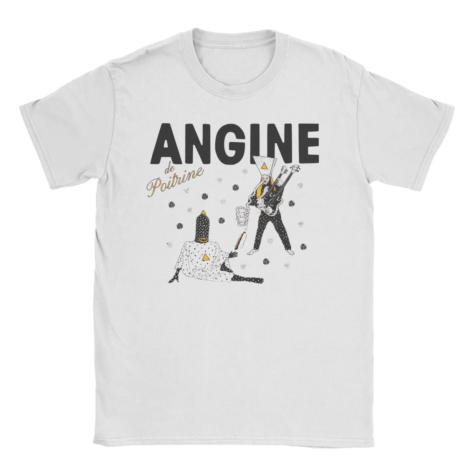 Printed Angine De Poitrine Rock Band T Shirt For Unisex Cotton T