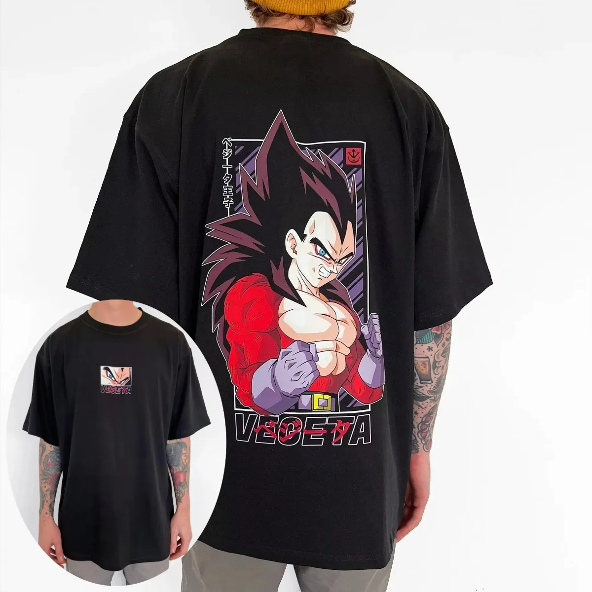 Dragon Ball 2025 DBZ Goku Official Licensed Tee  Vintage Style Anime T-Shirt Loose Fit Oversized Unisex Comfortable Cotton Top