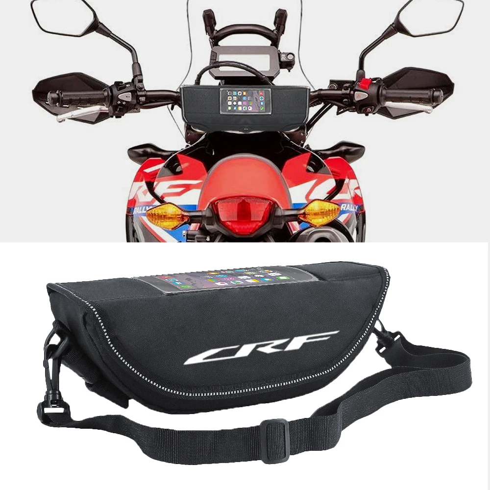 For Honda CRF450RL CRF450L CRF300L CRF250L CRF 250 300 450 L Motorcycle Waterproof And Dustproof Handlebar Storage Bag