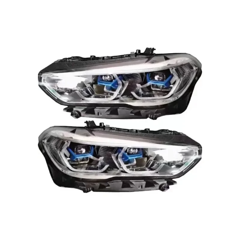 Suitable for headlight modification led daytime running light automobile running water turning laser headlight