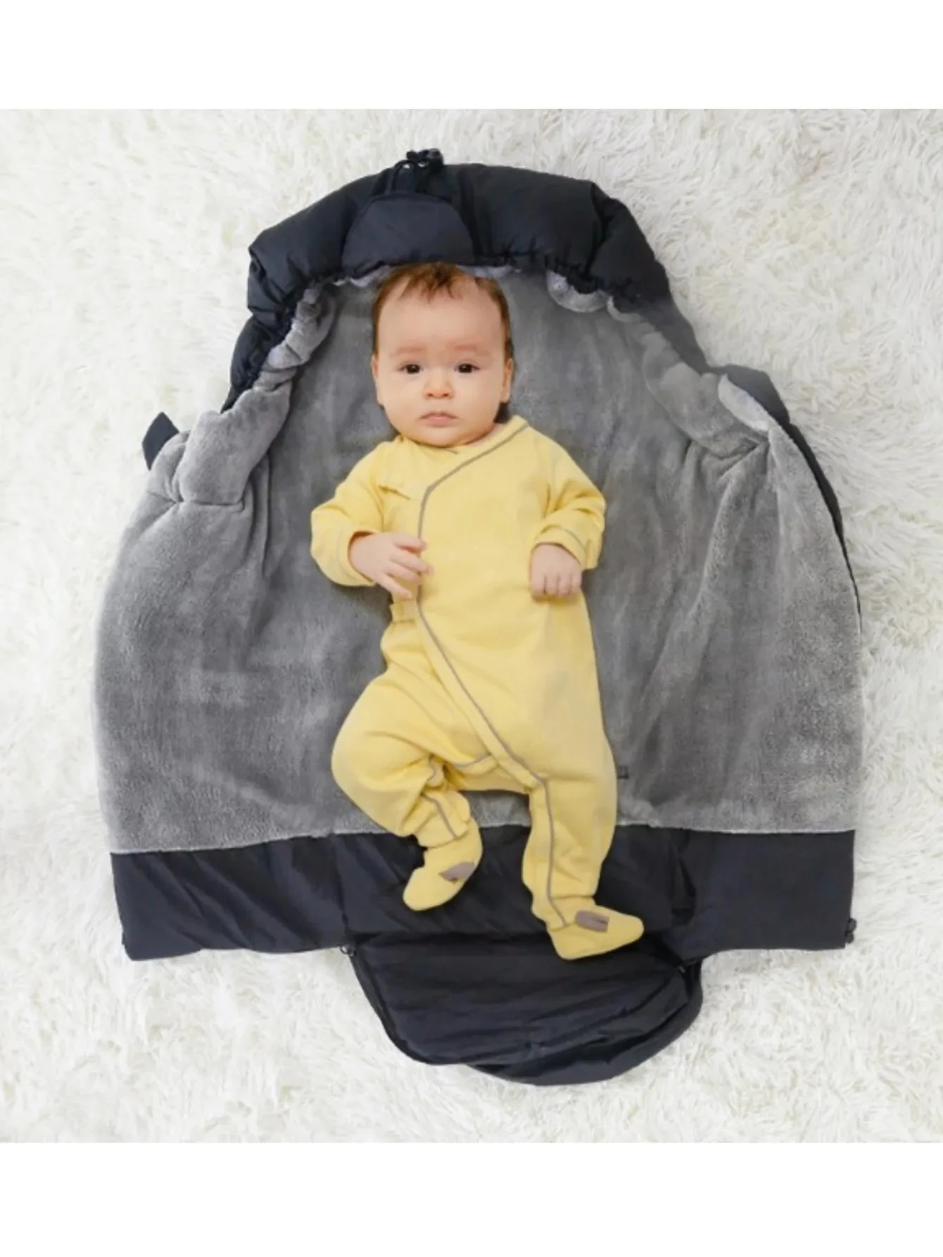 1 buah tas tidur bayi kereta bayi, Kantung tidur selimut musim dingin balita antiair hangat