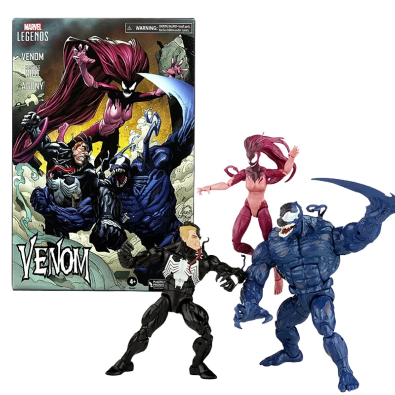 

In Stock Ml Legends Series Venom Multipack Painful Riot 3-person 6-inch Moving Doll Action Figure Collect Model Toys Gift