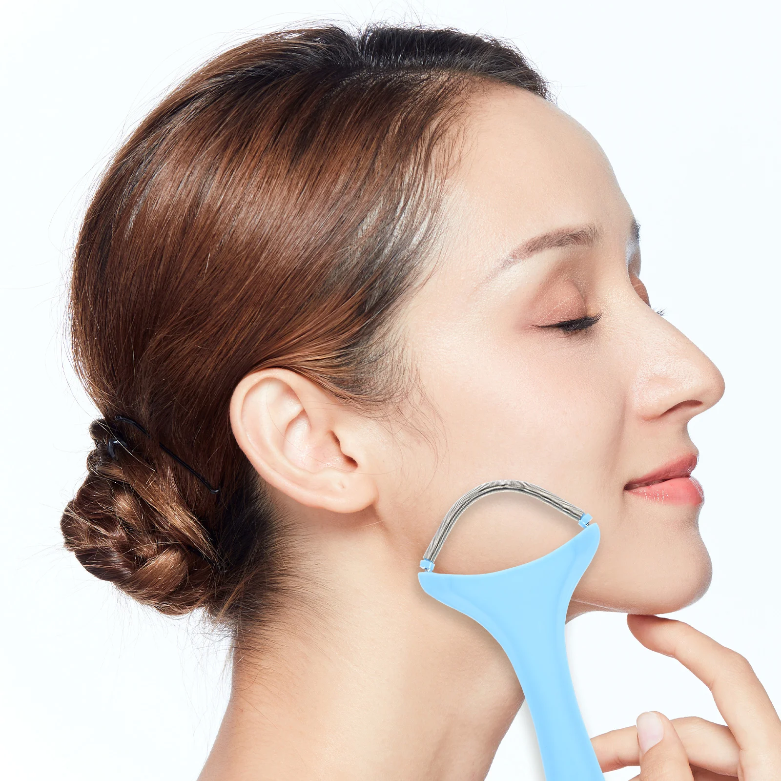 Depilação Facial Ferramenta Depiladora, Lábio Superior Abs Barbeador, Removedor De Primavera, Aparador De Pêlos