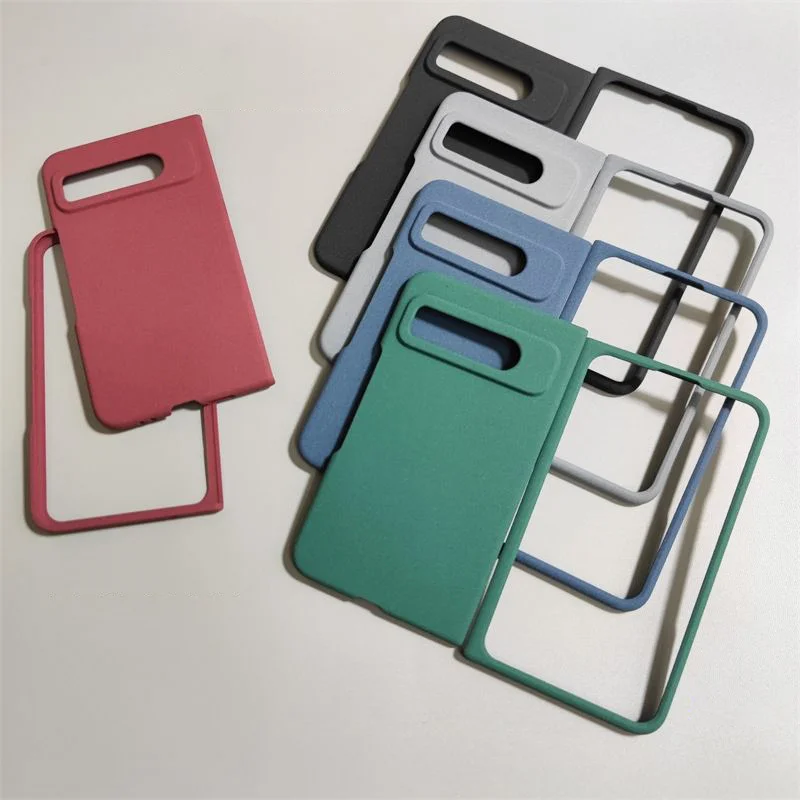 

Ultra Thin Folding Shockproof Case For Google Pixel Fold 360 Full Protection matte Candy Color Hard Cover