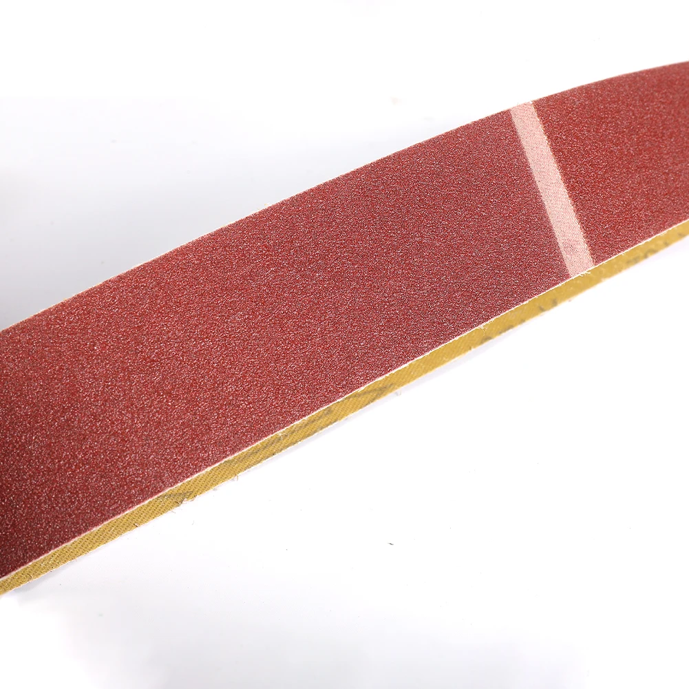 50x686mm Sanding Belt Reddish brown Sander Supplies Tool Woodworking 120-1000 Grit Abrasive Aluminum Oxide Finishing For Metal