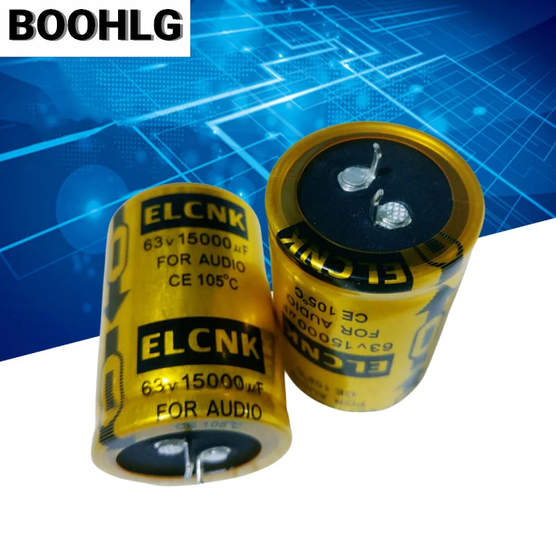 

1PCS ELCNK imported power amplifier audio filter electrolytic capacitor 63v 15000uf 15000uf 63v 35X50