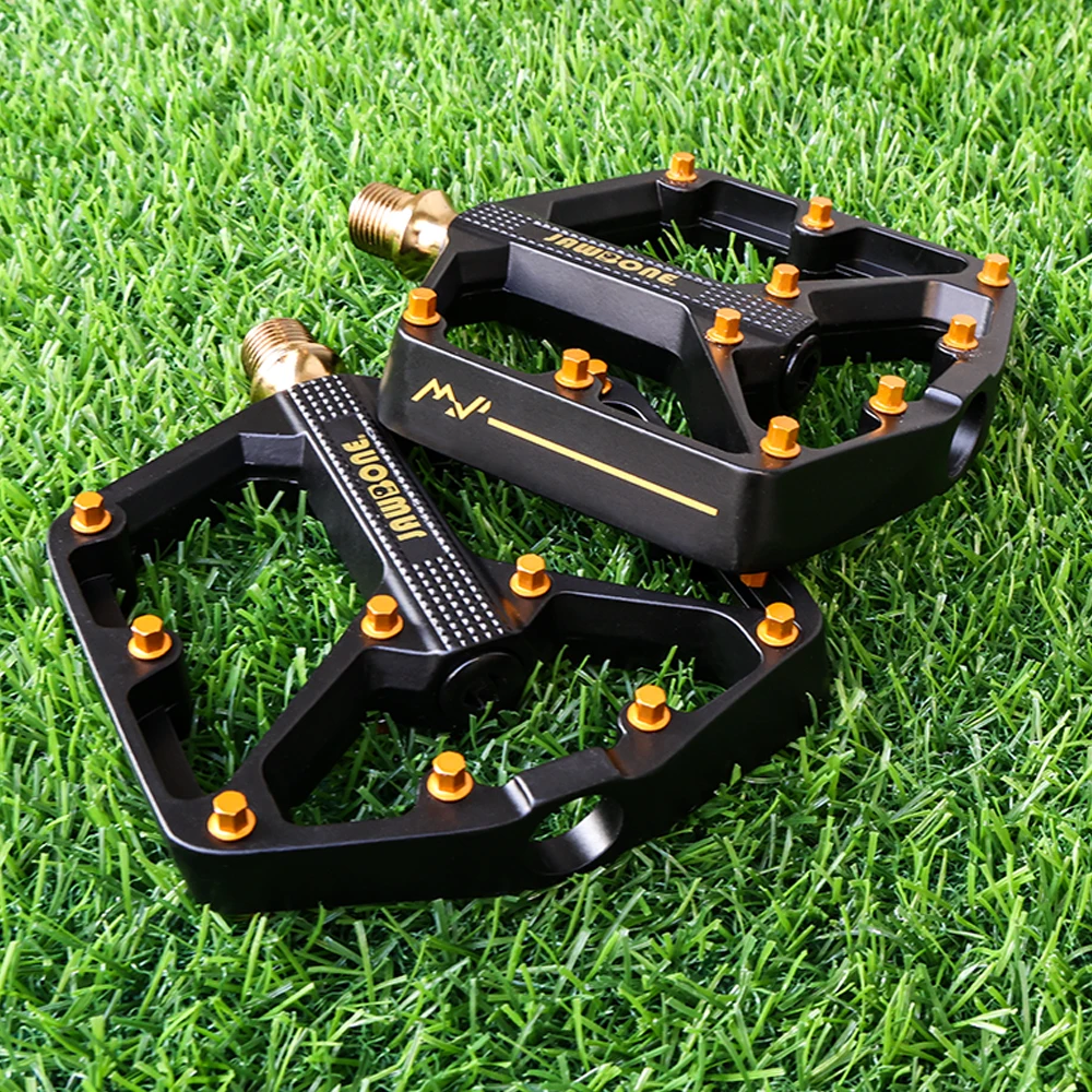 

Jawbone Mountains Bike Pedals Bicycle Flat Pedals Aluminum 9/16" Sealed Bearing Ultralight Pedal Cycling Product Accessories