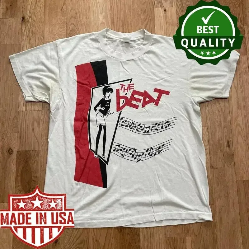 Camiseta de concierto New Wave de The English Beat Band, algodón S a 5XL