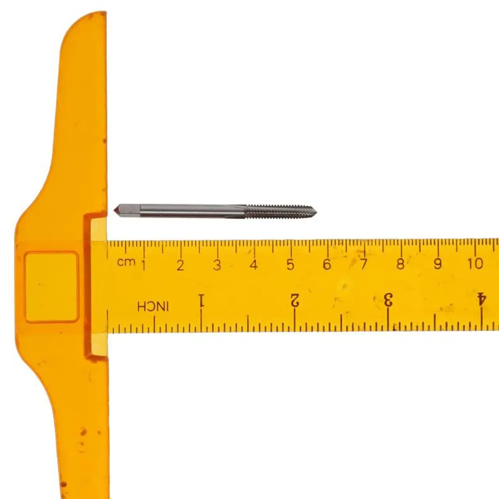 Easy to use 8-32 UNC Thread Threading Tap 3 Flutes High Speed Steel Machine Tap Tapping Tool Screw